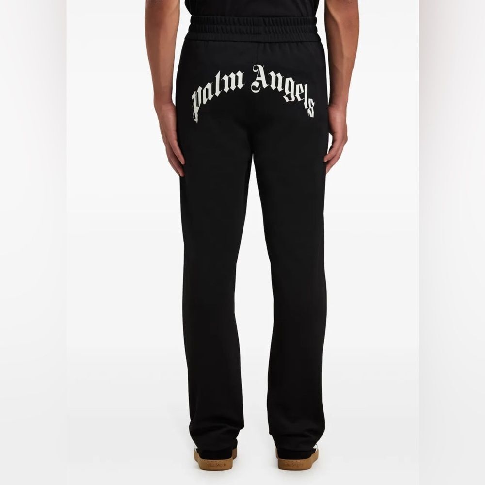 Palm Angels Back Curved Logo Track Pant Black Large Nwt In Package & Soa